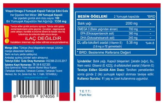 OMEGA-3 200 KAPSÜL