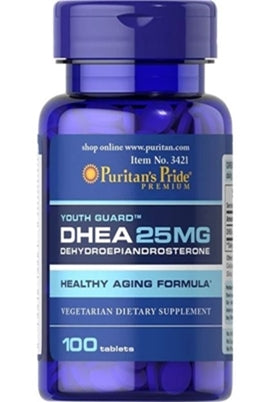 Puritan's Pride Dhea 25 Mg 100 Tablet